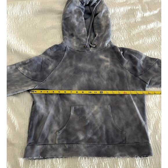 Love Shack Fancy Anarosa Hoodie- Washed Denim Size Small - Picture 7 of 11